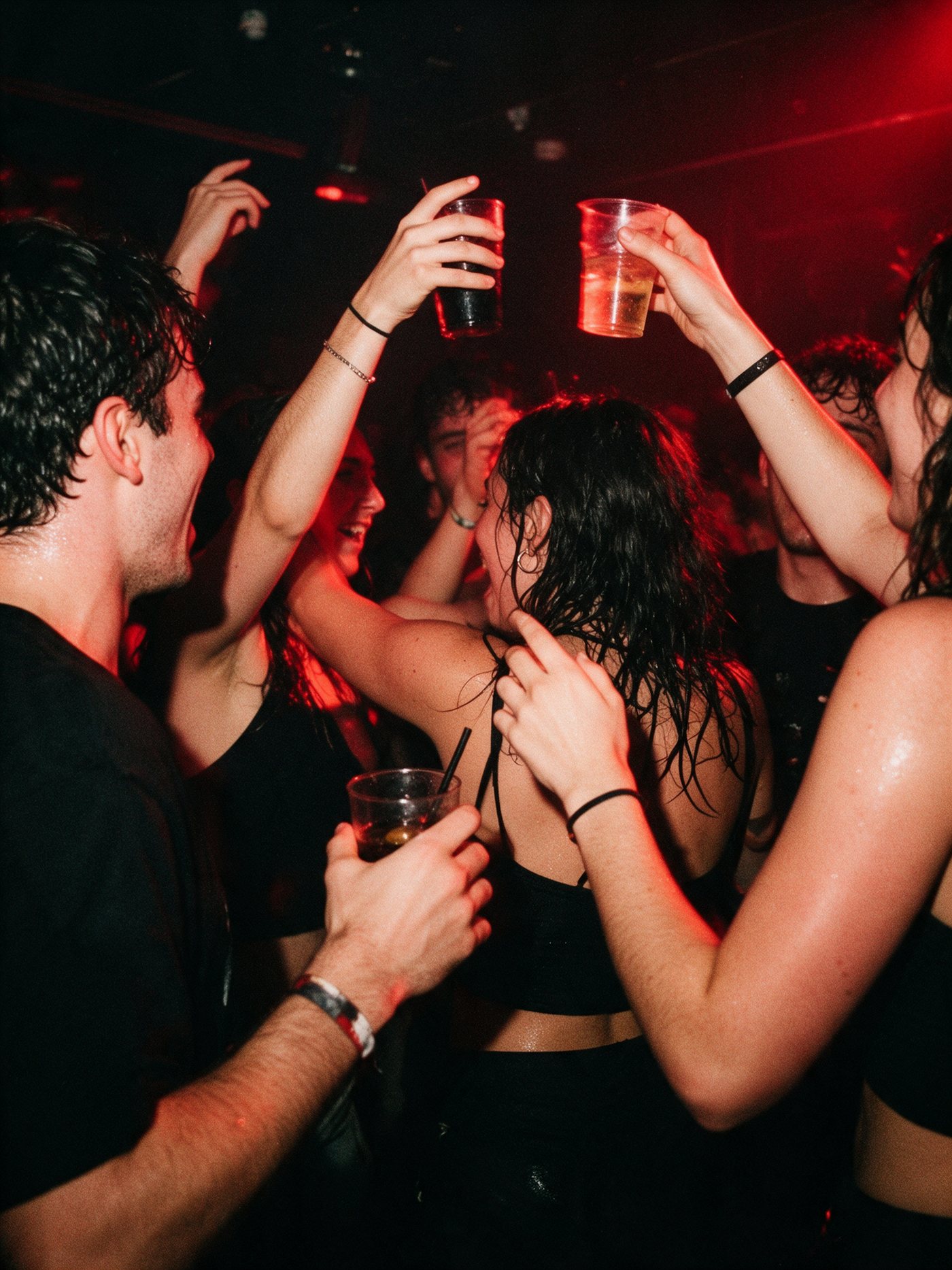 Público bailando